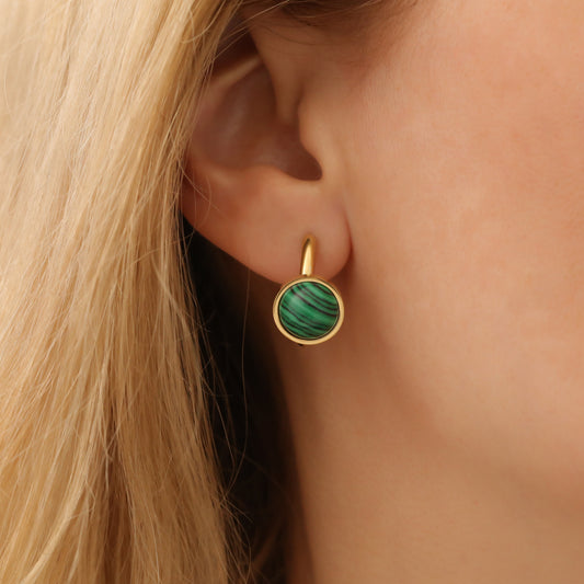 ESME MALACHITE EARRINGS