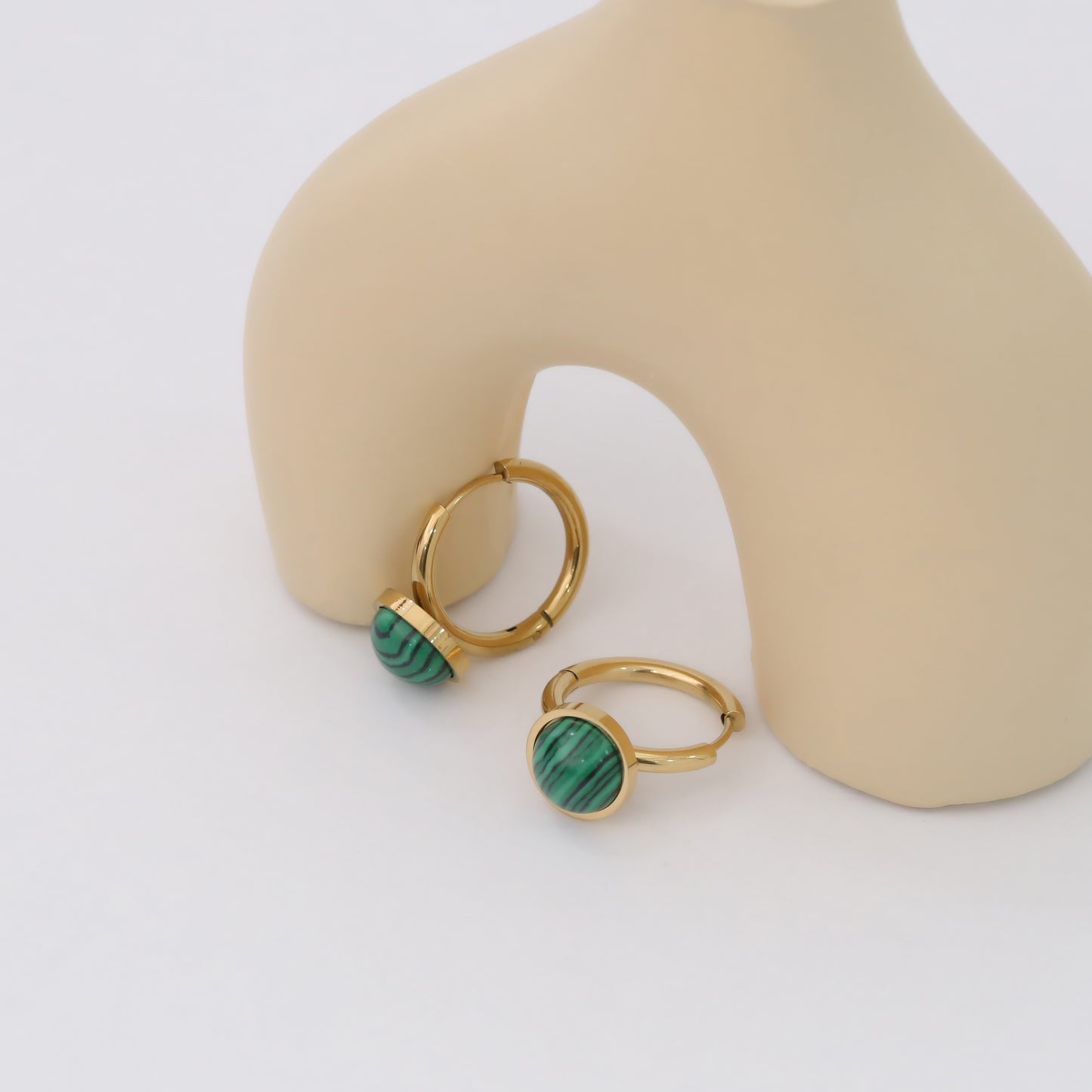 ESME MALACHITE EARRINGS