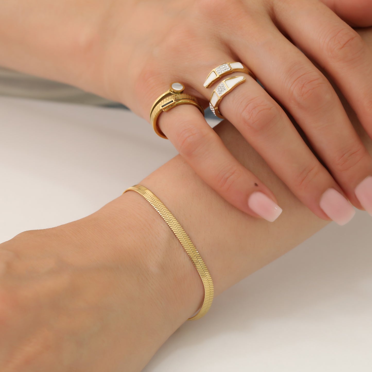 ALEX HERRINGBONE BRACELET