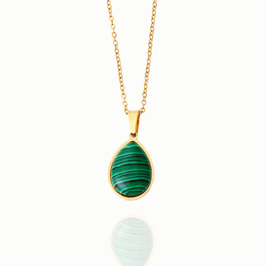 ESME MALACHITE NECKLACE